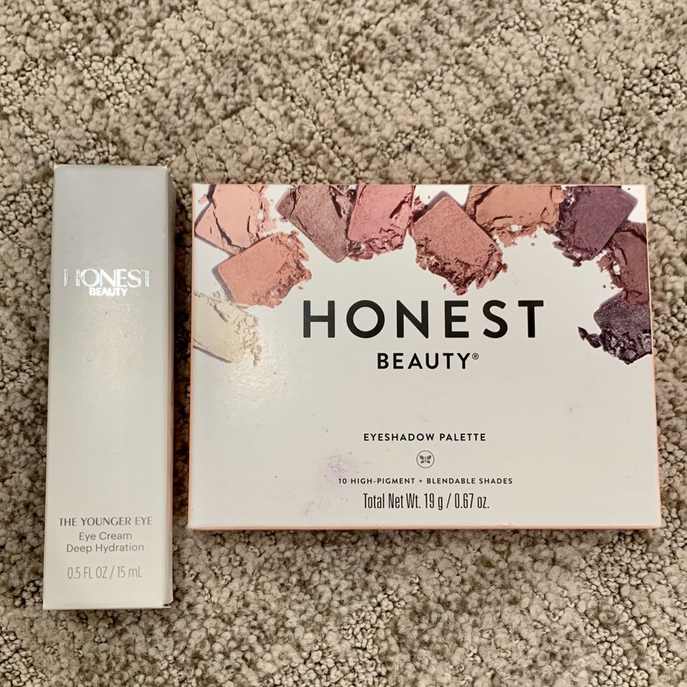 NIB Honest Beauty Eye Cream and Eyeshadow Palette
